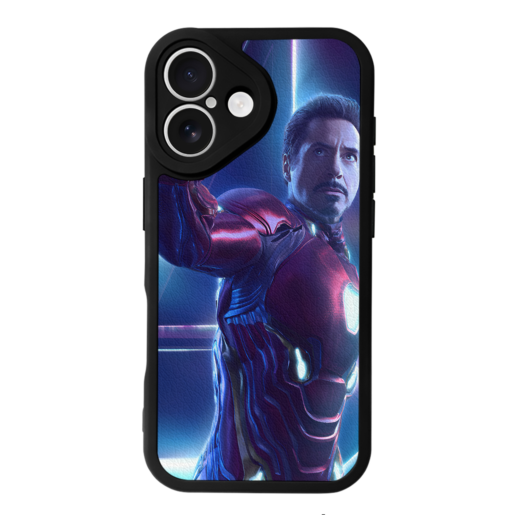 （画像用） アベンジャーズ The Avengers 【iPhone 16シリーズ対応】シリコンスマホケース（レザー調） 材質：シリコン